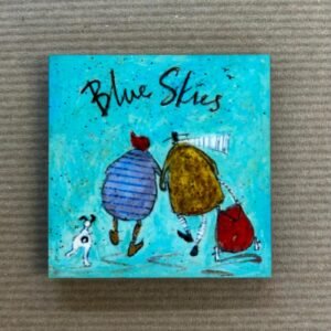 Blue Skies - Fridge Magnet