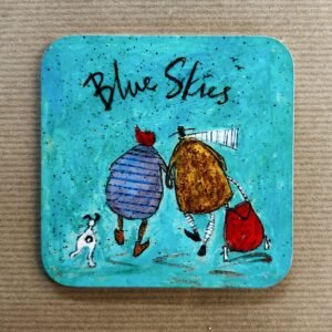 Blue Skies - Glossy Coaster