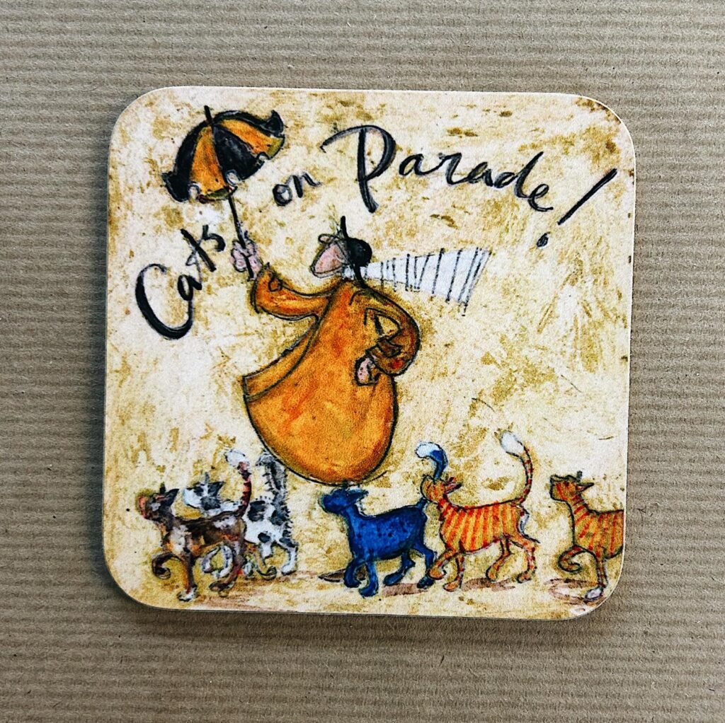 Cats on Parade - Glossy Coaster