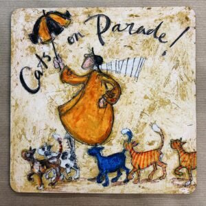 Cats on Parade - Glossy Table Mat