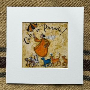 Cats on Parade - Mounted Print