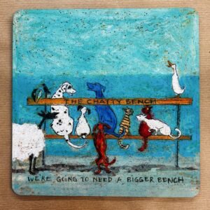 Chatty Bench - Glossy Table Mat