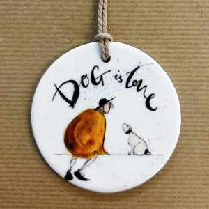 Dog Is Love - Ceramic Decoration