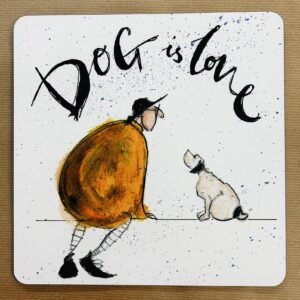 Dog Is Love - Glossy Table Mat