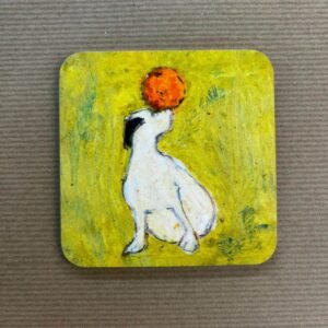 Doris Orange - Glossy Coaster