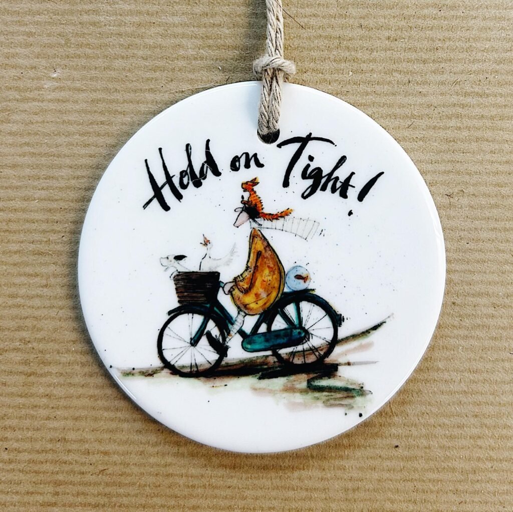 Hold on Tight! - Ceramic Decoration