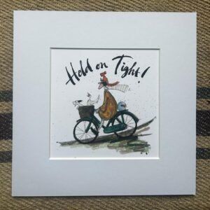 Hold On Tight! - Mounted Print