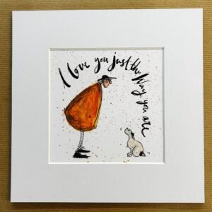 I Love You - Mounted Print