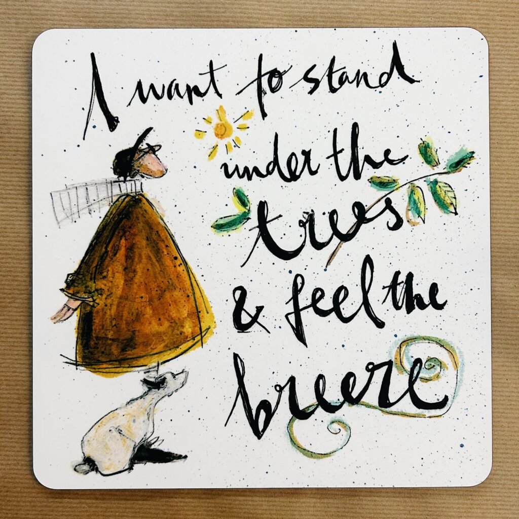 Under the Trees - Glossy Table Mat