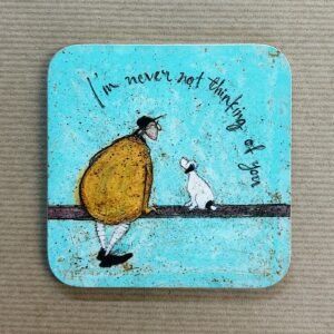 Thinking of You - Glossy Coaster