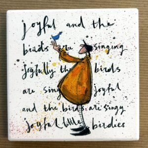 Joyful Birds - Ceramic Coaster