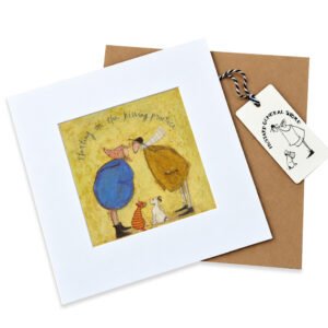 Kissing Practice - Mounted Print