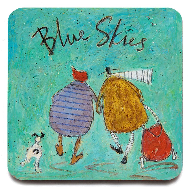 Blue Skies - Glossy Table Mat