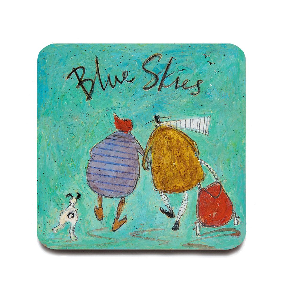 Blue Skies - Glossy Coaster