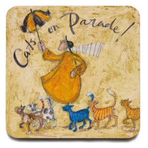 Cats on Parade - Glossy Table Mat