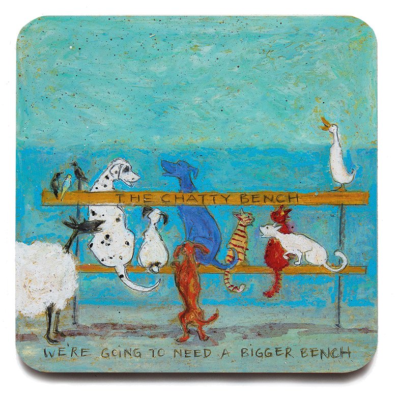 Chatty Bench - Glossy Table Mat