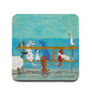 Chatty Bench - Glossy Coaster