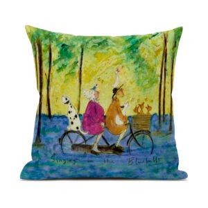 Bluebells - Mustard Cushion Cover