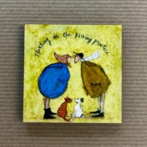Kissing Practice - Fridge Magnet
