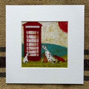 Dog & Bone - Mounted Print