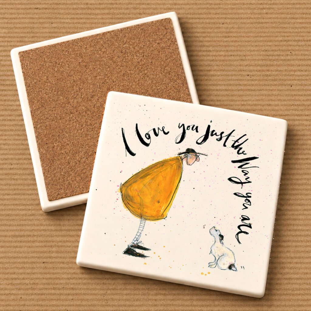 I Love You - Ceramic Coaster