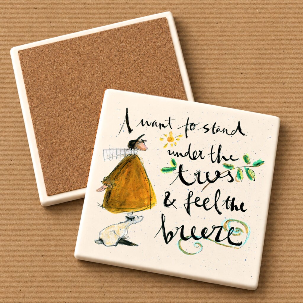 Under the Trees - Ceramic Coaster