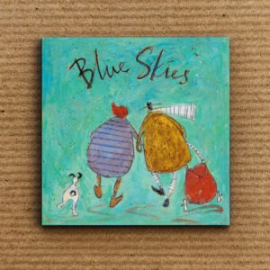 Blue Skies - Fridge Magnet