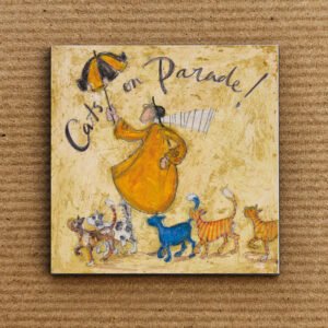 Cats on Parade - Fridge Magnet