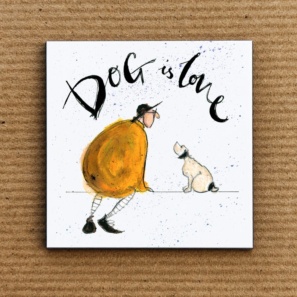 Dog Is Love - Fridge Magnet