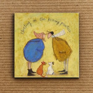 Kissing Practice - Fridge Magnet