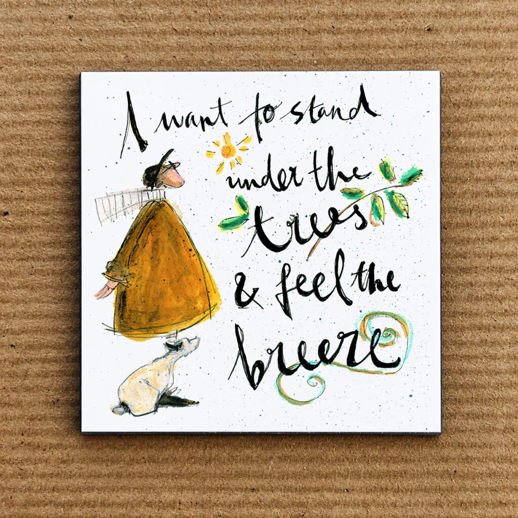 Under the Trees - Fridge Magnet