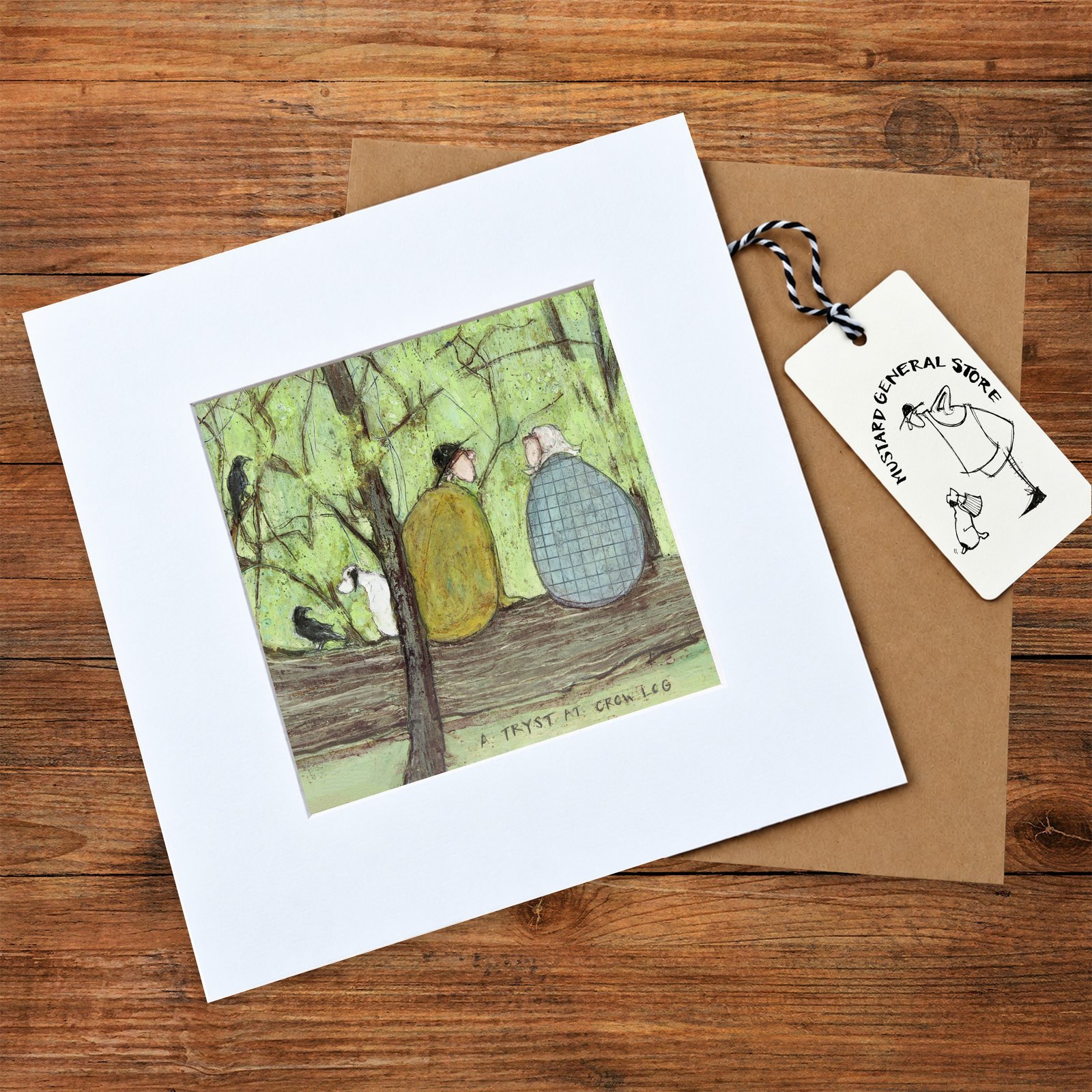 A Tryst at Crow Rock - Mounted Print - Image 2