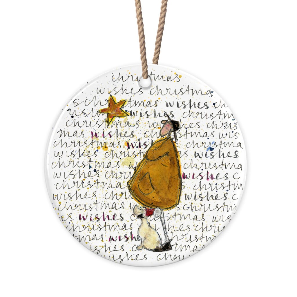 Christmas Wishes - Ceramic Decoration