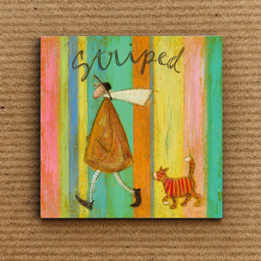 Striped - Fridge Magnet