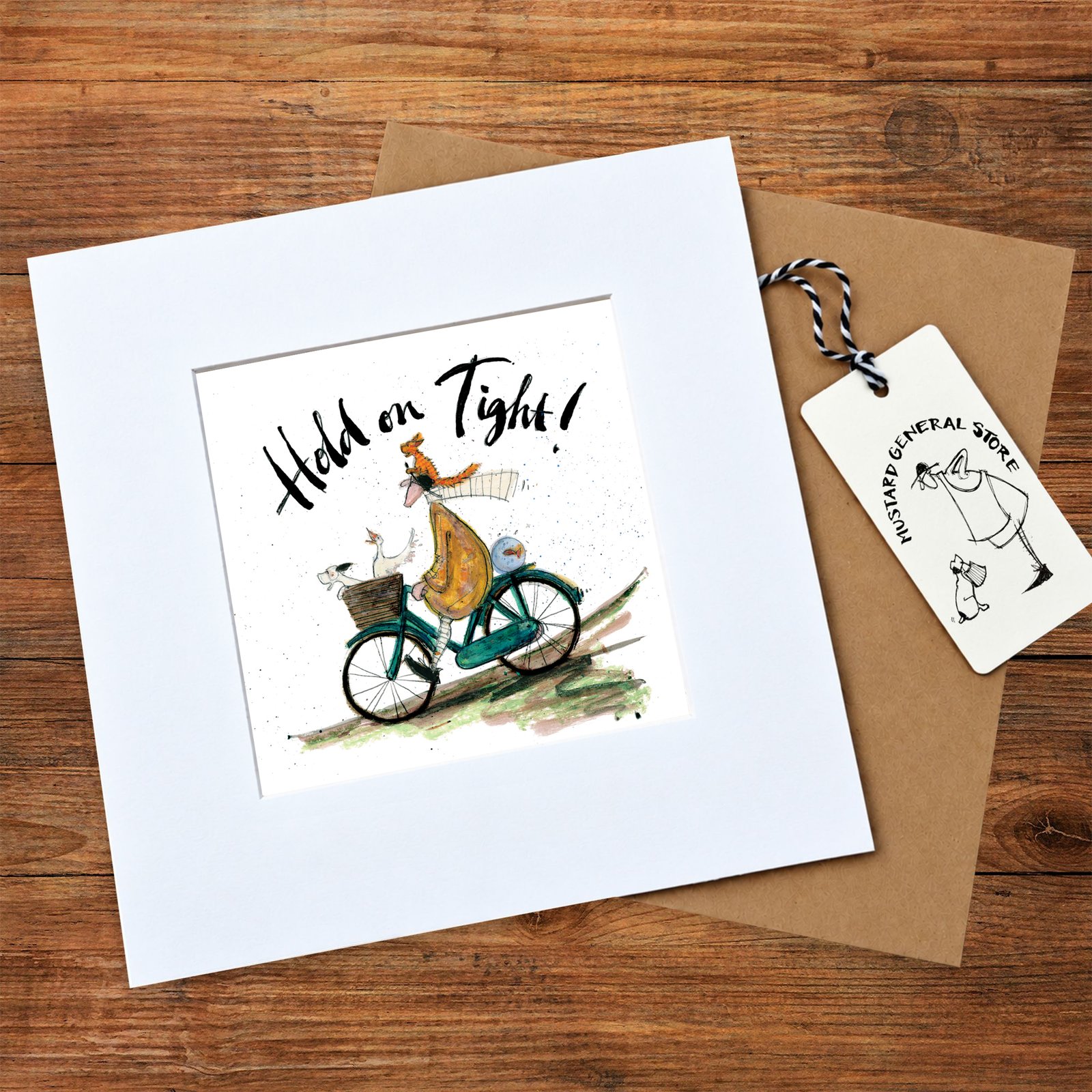 Hold On Tight! - Mounted Print - Image 2