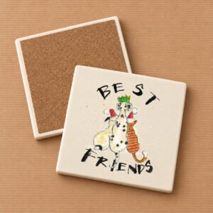 Best Friends - Ceramic Coaster