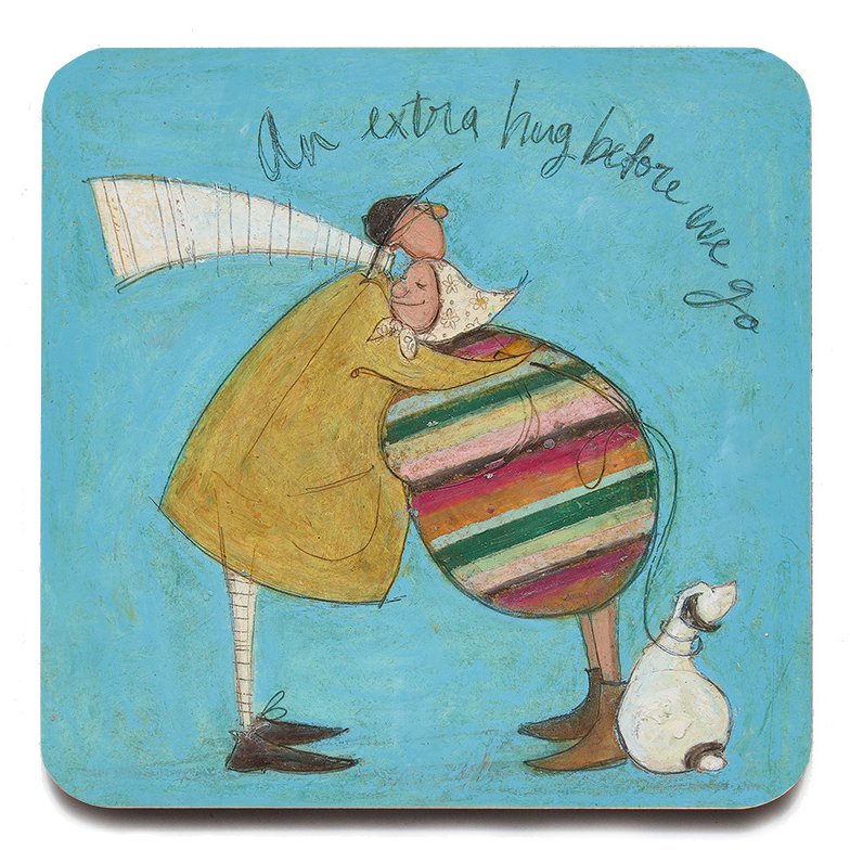 An extra hug - Glossy Table Mat